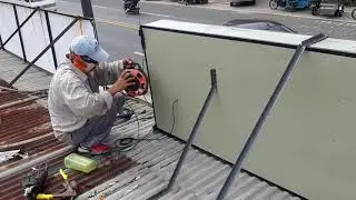 #signage#panaflex#installation Usapang Signage naman tayo. Pinaka madaling pagkakabit ng signage!!!