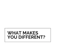 What makes your brand different?