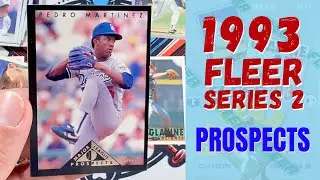 1993 Fleer Baseball Series 2 Box PEDRO MARTINEZ Prospect Card