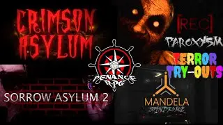 Terror Try Outs - [REC] Paroxysm, Mandela Syndrome, Crimson Asylum & Sorrow Asylum 2 | Penance RPG