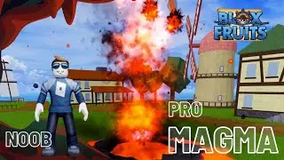 Noob to Pro Level 1 to 700 Magma Fruit Blox Fruits