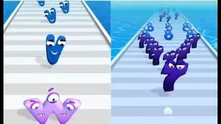 Alphabet Run ABC Letter Go' Number Run Merge 3D Math' Alphabet Monster ABCDWXYZ' New Update