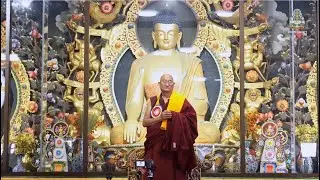 ༧ ཇོ་ནང་ཀུན་མཁྱེན་དོལ་པོ་སངས་རྒྱས་ཀྱི་གསུང་འབུམ་པོད་བཅུ་དྲུག་གི་ལྗགས་ལུང་བསྩལ་རྒྱུ།