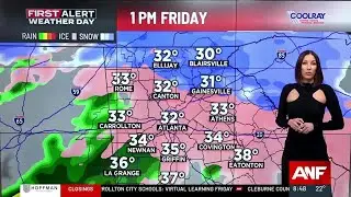 First Alert Forecast: Wintry mix arrives Friday morning, lower snow totals expected