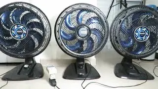 Teste Consumo Ventilador Arno VE90 X-TREME 160w vs Arno VE70 150w vs VB-40 126w + Teste Velocidade