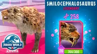 SMILOCEPHALOSAURUS LEGENDARY DARTING (JURASSIC WORLD ALIVE)