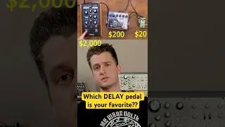 $20 vs. $200 vs. $2,000 DELAY Pedal. Which is BEST?? #guitar #guitarpedals #delaypedal #fender #moog