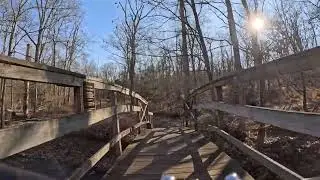 Chimney Rock Fatbiking: Blue Trail Middlebush Climb (Mudfest!)