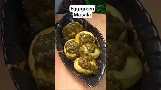 Quick & Easy Egg green Masala l Simple & Tasty #explore #trending #food