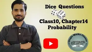 class10| maths| chapter14| ex:-14.1| probability| dice questions