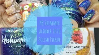#prsample KB Shimmer October 2020 Polish Pickup Swatch and Review