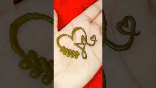 M❤️ letter mehndi design, M letter tattoo design, M letter mehndi #shorts #viralvideo #ytshorts