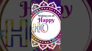 Happy Holi 2022 | Holi Wishes | Rang Barse | HSK School of Music