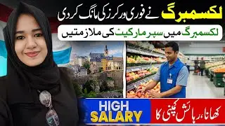 Luxembourg Work Visa 2026 🇱🇺 | Apply Without Agent | High Salary Jobs in Europe | Work Permit