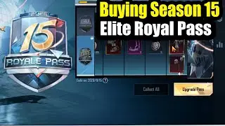 Buying Season 15 Royal Pass [Pubg Mobile]........