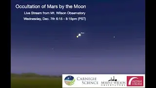 Occultation of Mars by the Moon
