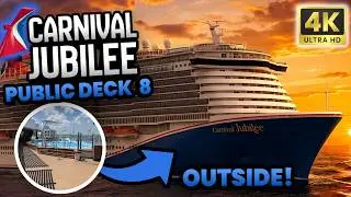 Carnival Jubilee Public Deck 8 Outside | Tall Man's Cruise Adventures