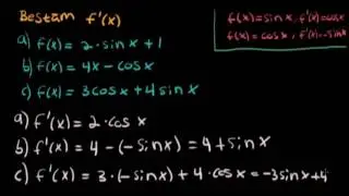 Derivatan av sin x och cos x- Matte 4