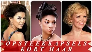 Opsteekkapsels kort haar