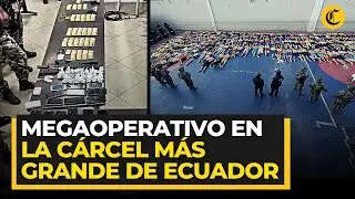 ECUADOR: DROGAS Y ARMAS decomisadas durante operativo en la MAYOR C&Aacute;RCEL del pa&iacute;s | El Comercio