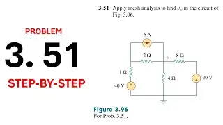 Задача 3.51. Применить анализ сетки для нахождения v0 в схеме на рис. 3.96. Фундаментальные основ...