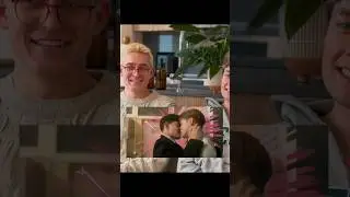what y&rsquo;all got planned for sleepover saturday 🤨 #heartstopper #gay #mlm #reaction #react #kissing