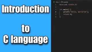 Introduction in C language [basic in C]