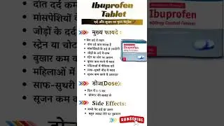 Ibuprofen Tablet Uses in Hindi | Dard, Sujan, Bukhar Ka Fast Relief