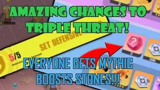 HUGE TRIPLE THREAT CHANGES! EVERYONE GETS MYTHIC BOOST STONES & FINALLY G vs G vs G!!! | DISLTYE