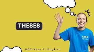 Theses | HSC Year 11 English