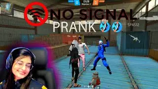 No Signal Prank 🤣🤣 Blue Criminal @TotalGaming093 @GyanGaming  Free Fire Max ⚡⚡#freefire