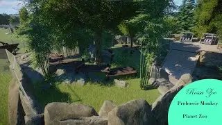 Ep 7 - Rossa zoo Proboscis monkey habitat Planet Zoo