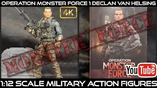 Operation Monster Force I Declan Van Helsing 1:12 Scale Military Action Figures