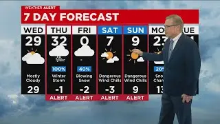 Chicago Weather Alert: Snow develops by daybreak