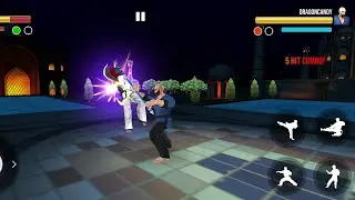 Karate fighter game 🎮 me vs powerful man watch full video 