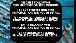 Non destructive testing methods #marine #meoclass4 #ytshorts #youtubeshorts #mechanicalengineering