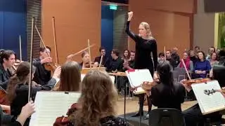 Clara Ziegelbauer conducts Beethoven Symphony No. 2