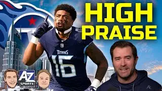 Treylon Burks catches HUGE praise from Brian Callahan & new Titans wide receiver coach Tyke Tolbert