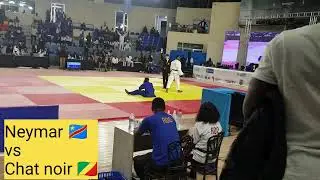 Neymar 🇨🇩 vs Chat noir 🇨🇬 &agrave; la finale de la Francophonie Kinshasa 2025 #judo Kinshasa 