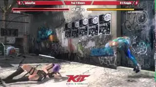 KiT15 - DOA5U - P4W - JohnnyFive vs M C Kwiggle