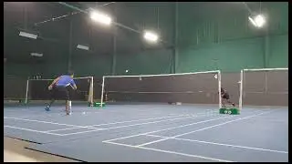 Badminton - Veterans Training - 48 year old getting trained.