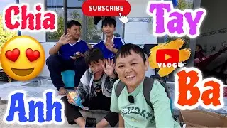 Ba Anh Em Đi Chợ Mua Đồ & Chia Tay Anh Ba Để Tiếp Tục Hành Trình Sinh Tồn || Hải Tí Hon