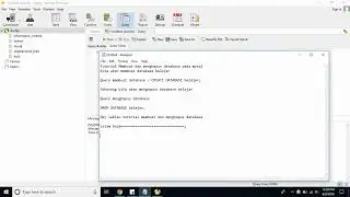 delete create database pada mysql