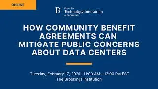 How community benefit agreements can mitigate public concerns about data centers
