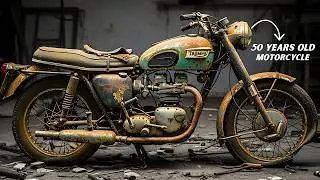 1967 Triumph Bonneville T120 Back to Life! ASMR Motorcycle Restoration