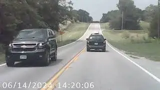 Black SUV cuts me off and fails to get to speed