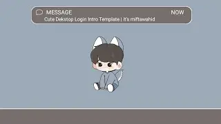 CUTE DEKSTOP INTRO TEMPLATE | BTS CARTOON | NO TEXT FREE TO USE