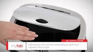 Poubelle Automatique Carr&eacute;e 50L par myfab