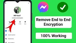End to End Encryption Remove or Disable on Facebook Messenger (New Process 2024) ||