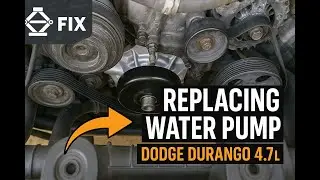 Change waterpump 2006 Dodge Durango.  EASY 4.7l